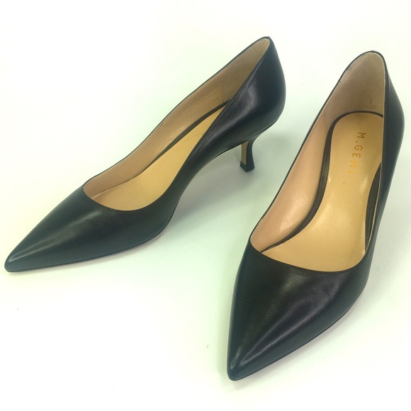 m gemi Shoes - M Gemi Gattino Stilleto Leather Pump Heel 37.5